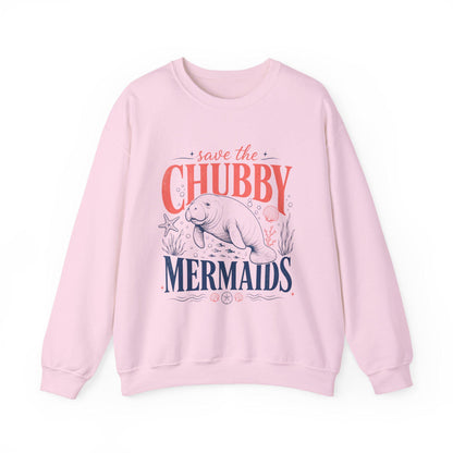 Chubby Mermaids Crewneck Sweatshirt