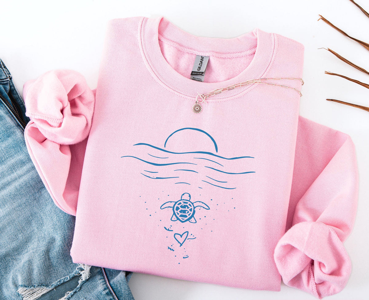 Coastal Sea Turtle Sweatshirt