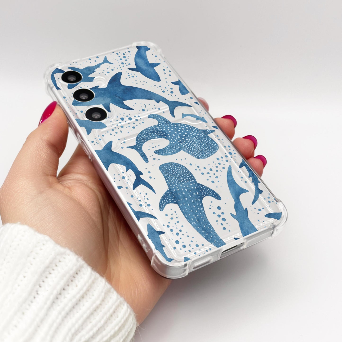 Blue Shark Whale Case