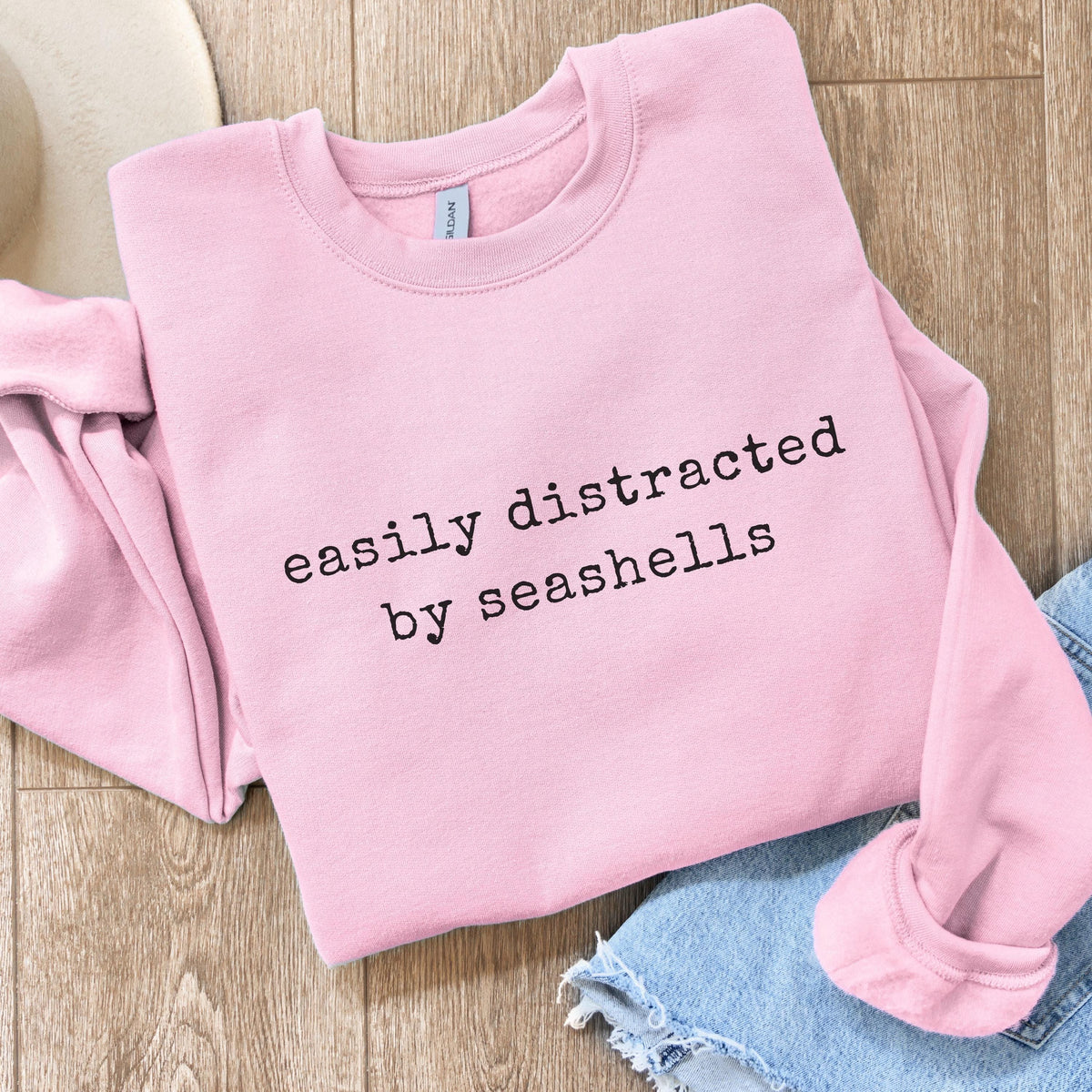 Easily Distracted By Seashells Sweater