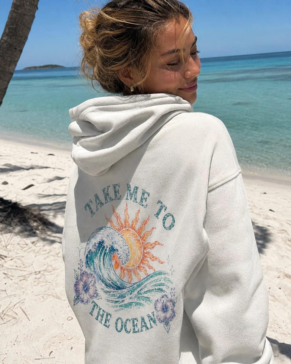 Take Me To The Ocean Vintage Hoodie