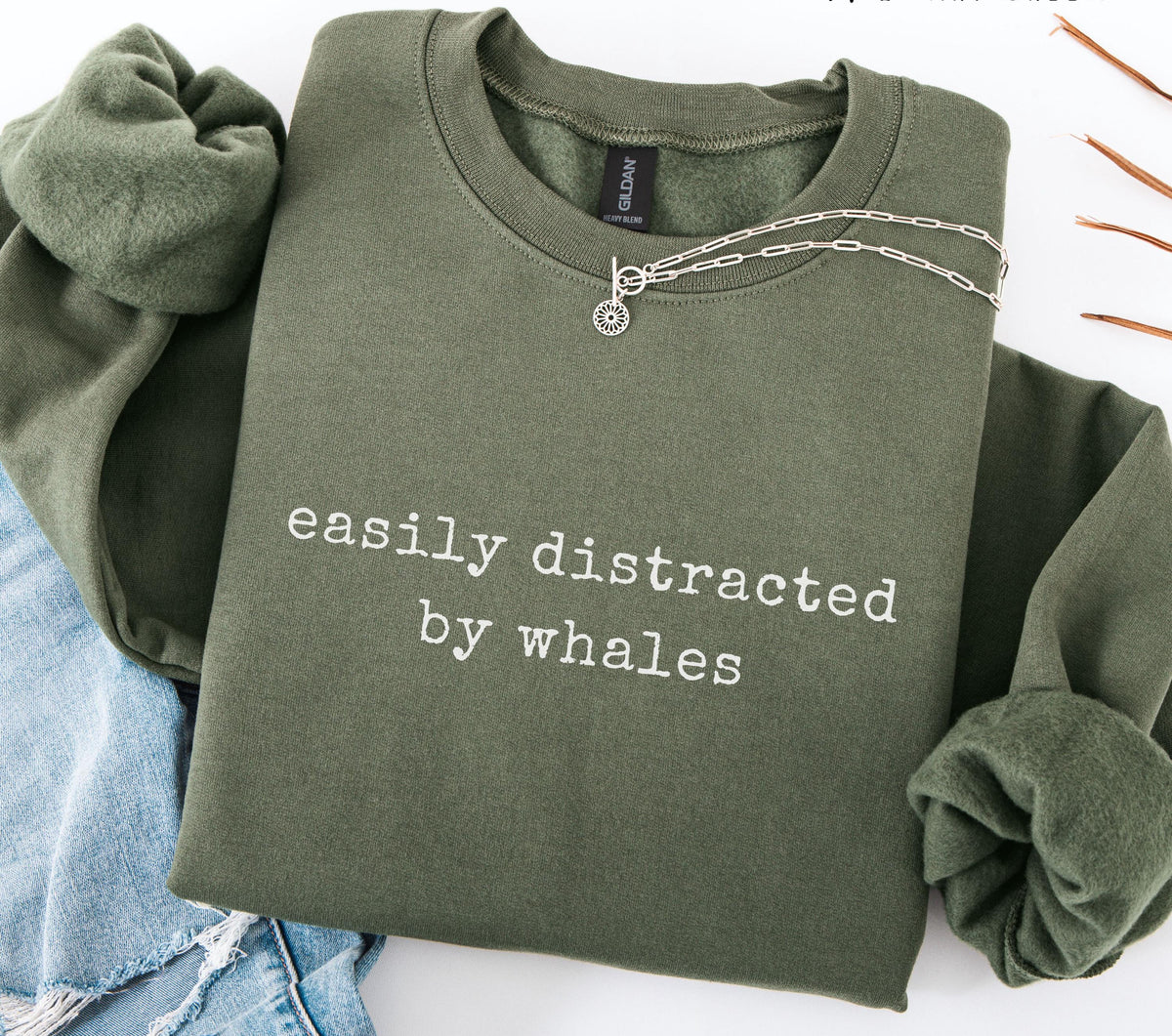 Easily Distracted By Whales Sweater