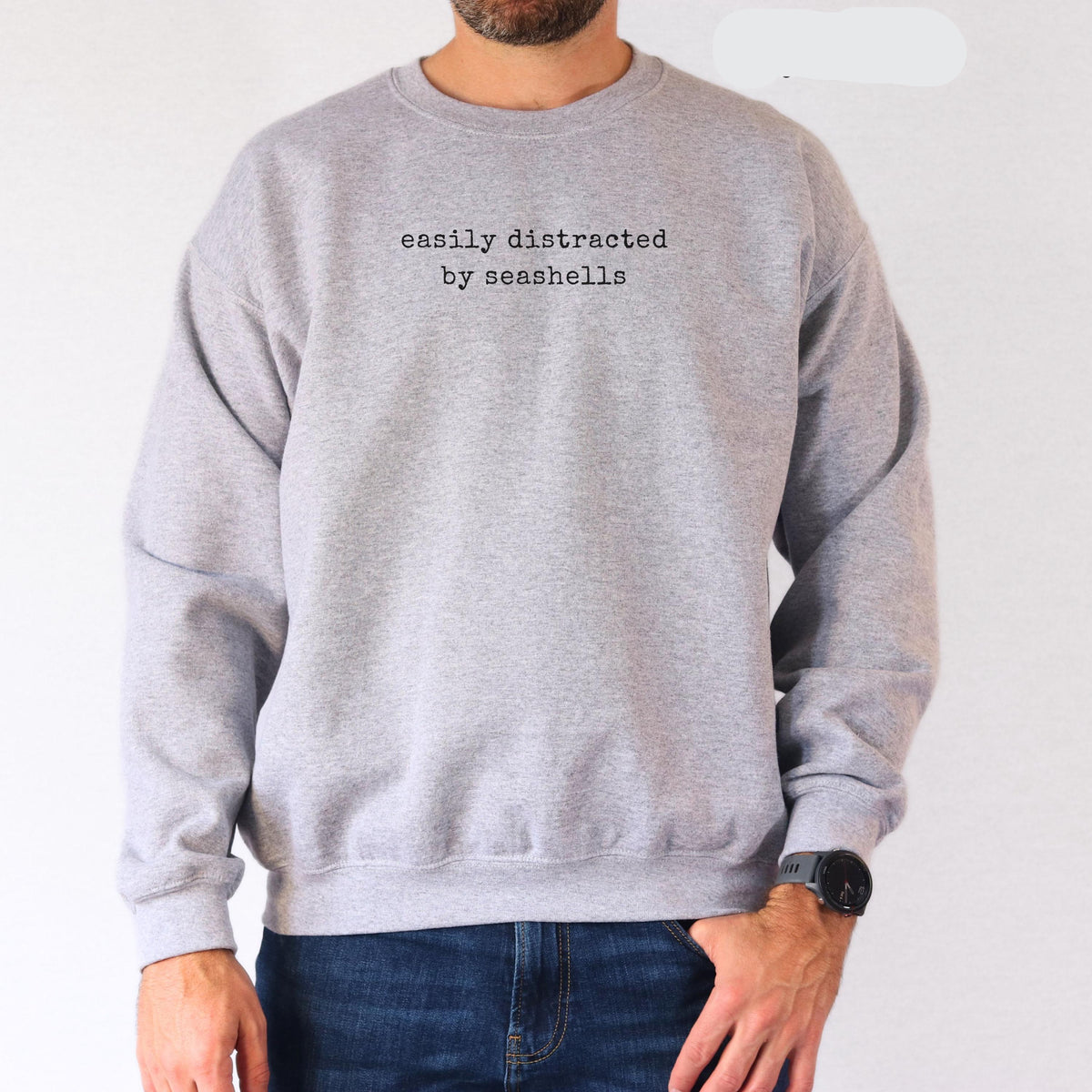 Easily Distracted By Seashells Sweater