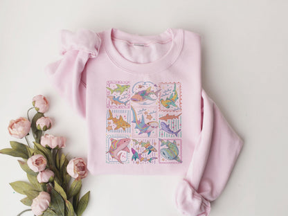 Retro Shark Species Sweater